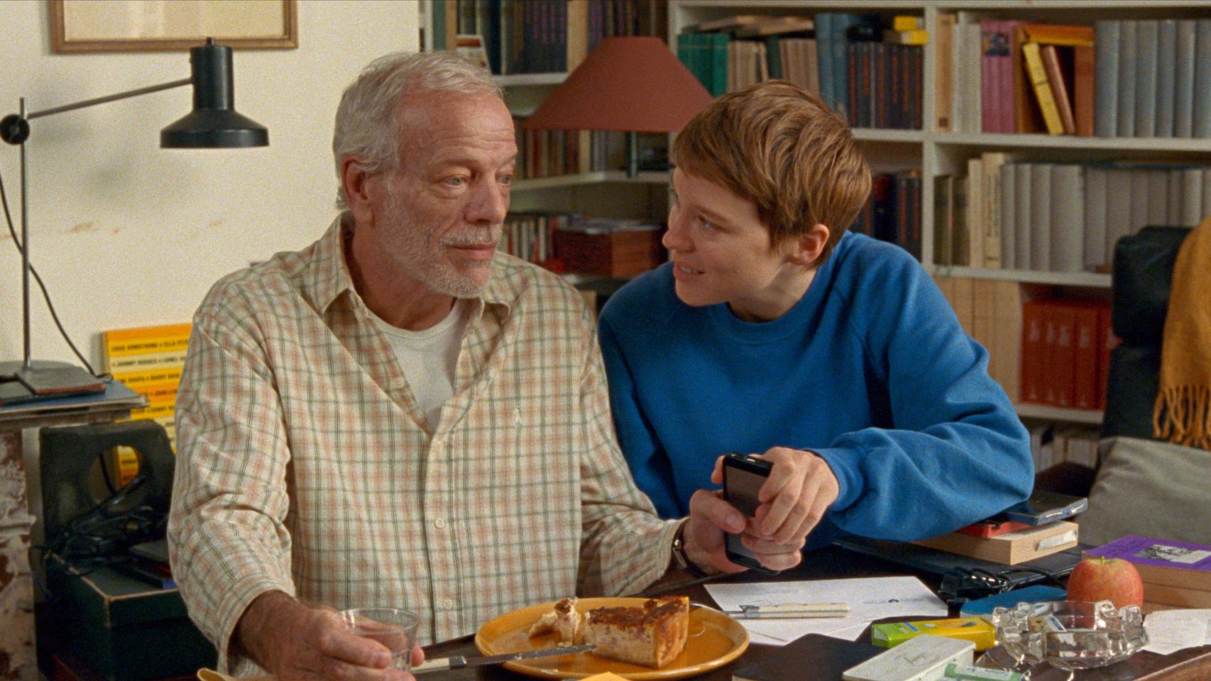 Pascal Greggory y Léa Seydoux en 'Una bonita mañana'