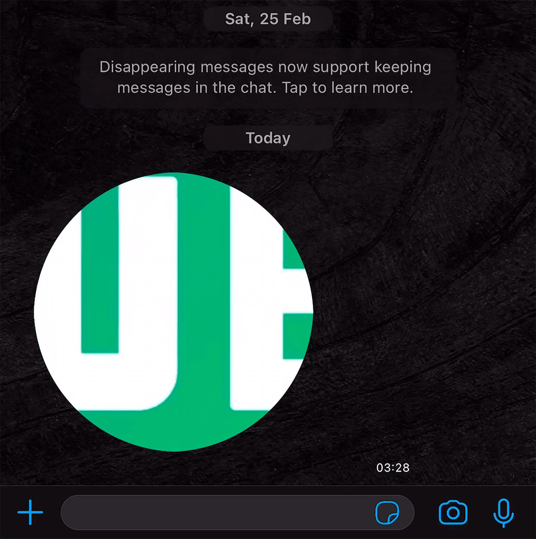 WhatsApp y las notas de vídeo