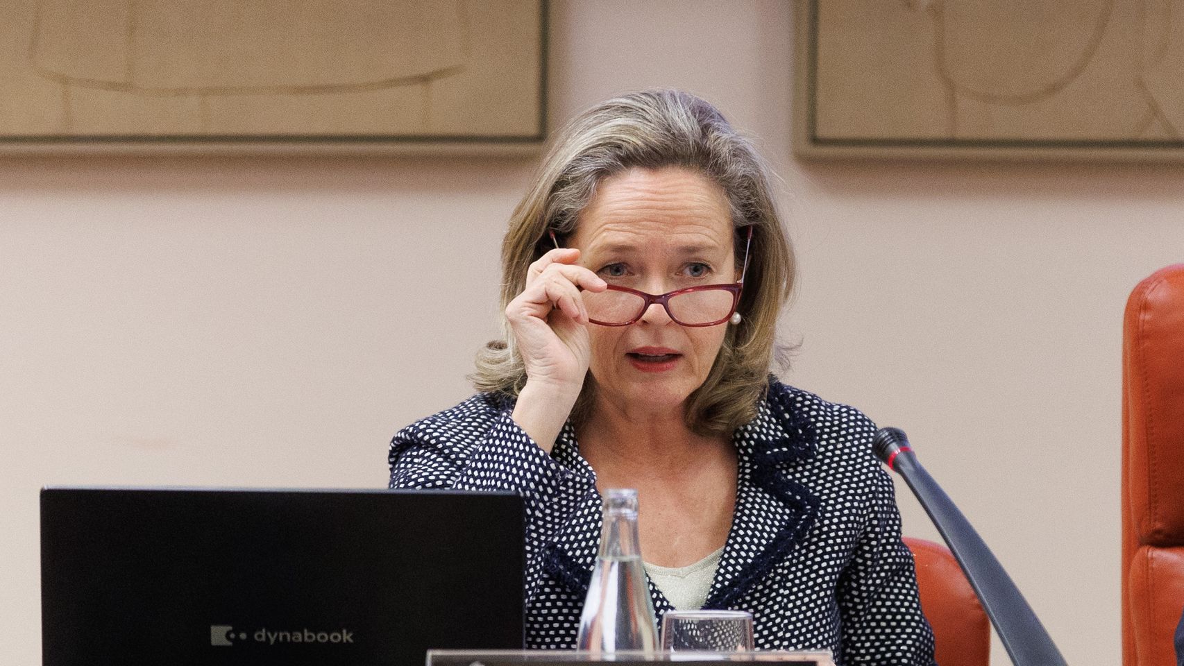La vicepresidenta primera del Gobierno y ministra de Asuntos Económicos y Transformación Digital, Nadia Calviño.