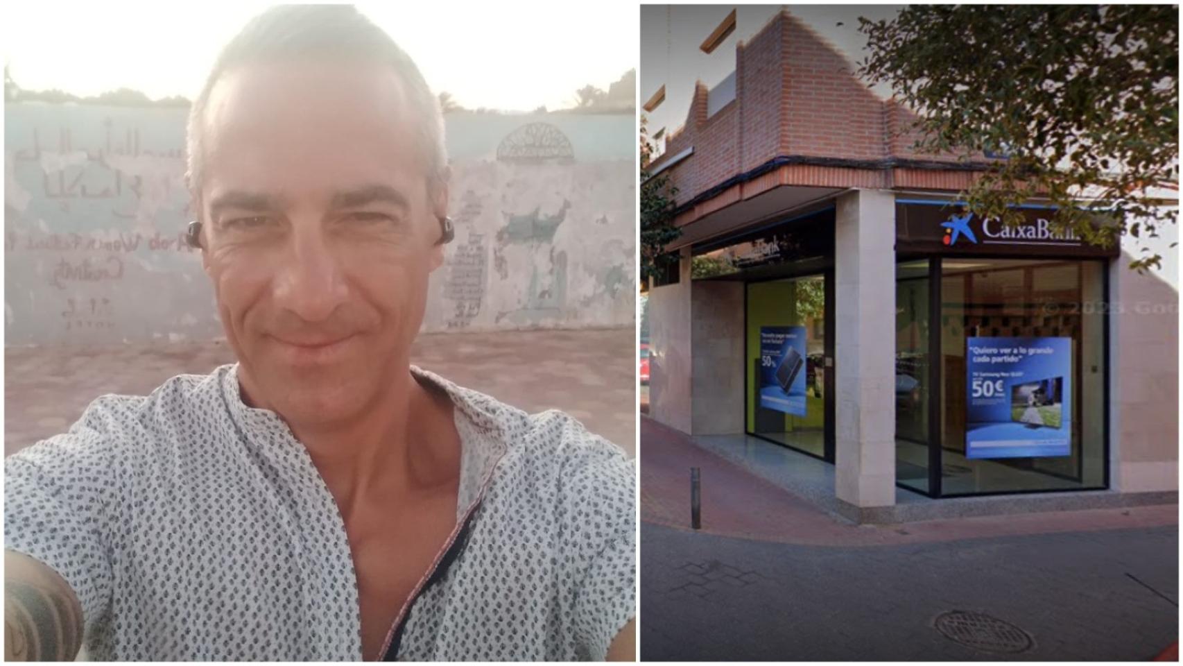 Raúl T.H., de 43 años, el supuesto autor del atraco a un banco de la pedanía murciana de Guadalupe.