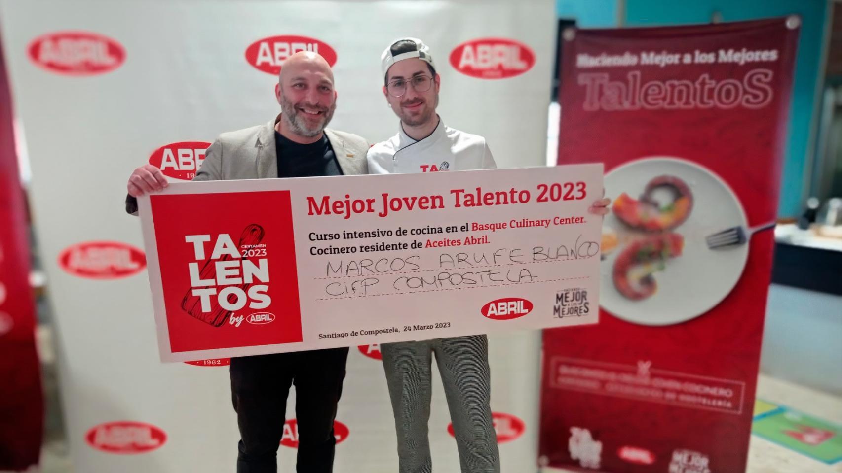 Marcos Arufe Blanco, galador del concurso ‘Talentos by Abril 2023’.