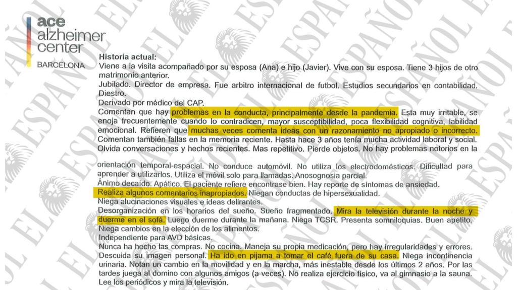 La situación médica de José María Enríquez Negreira en la actualidad