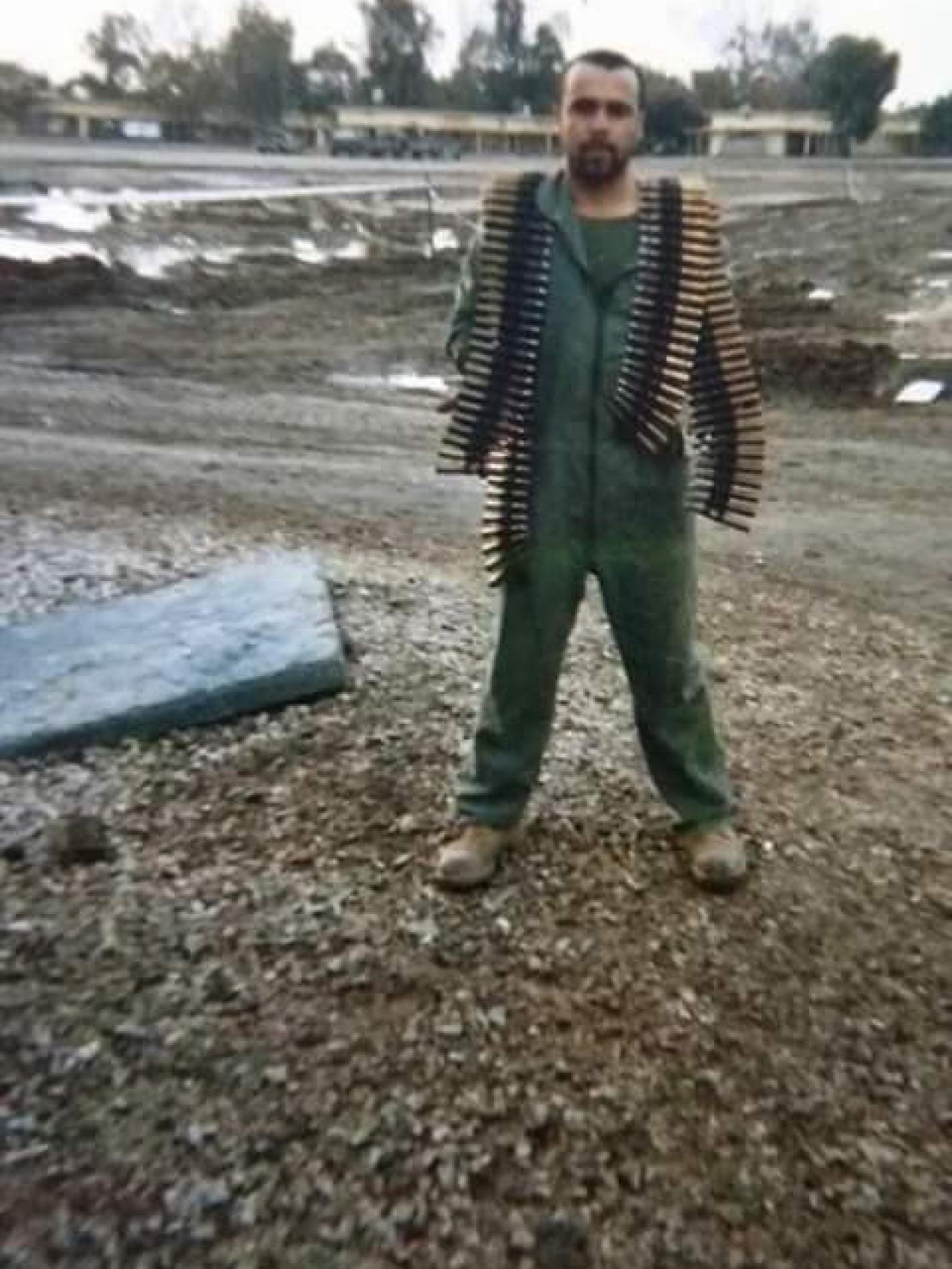 En la base de Diwaniya, Irak, en los primeros meses de 2004.