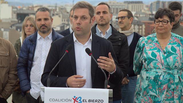 El candidato de Coalición por El Bierzo a la alcaldía de Ponferrada, Iván Alonso
