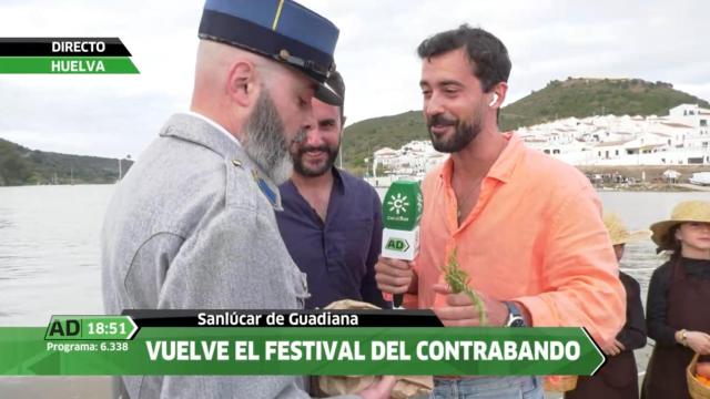 Álvaro Berro en una conexión en directo para 'Andalucía Directo'.