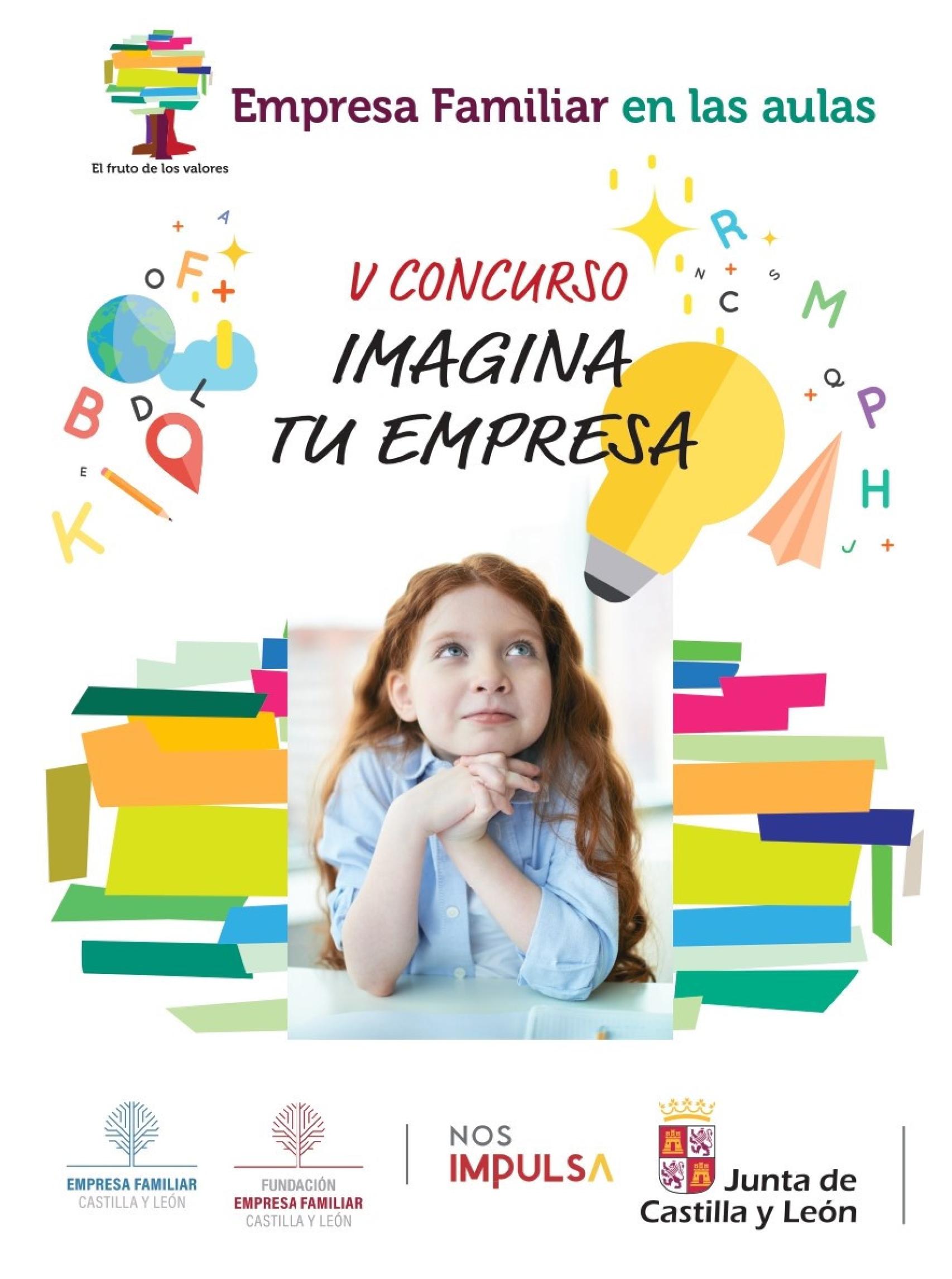 Cartel del V Concurso Imagina tu empresa