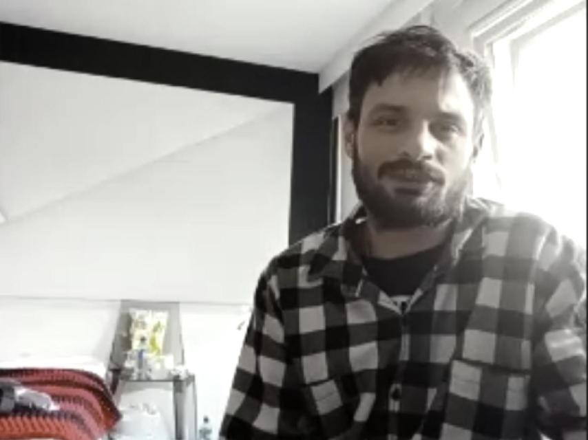 Bohdan durante su conversación con EL ESPAÑOL.