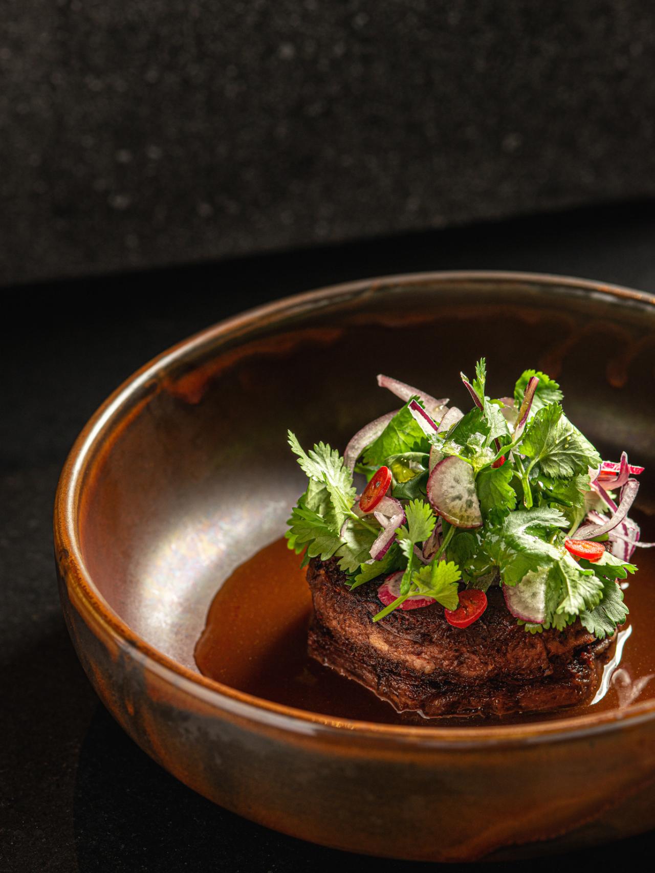 Birria Wagyu (lengua, para tacos)