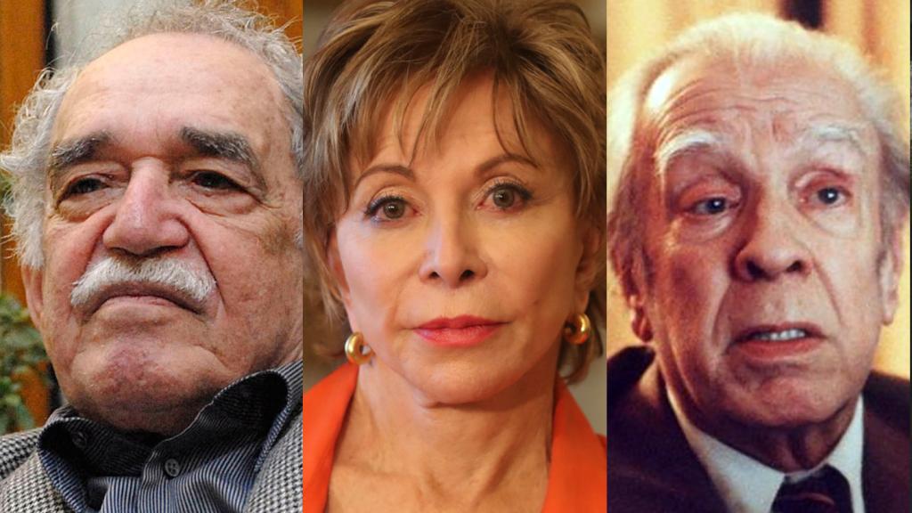 Gabriel García Márquez, Isabel Allende, Jorge Luis Borges y Mario Vargas Llosa son los autores más traducidos del español en el siglo XXI según el Mapa Mundial de la Traducción del Instituto Cervantes. Fotos: Clasos/Lalo Álvarez/Gtres/José Oliva/EFE