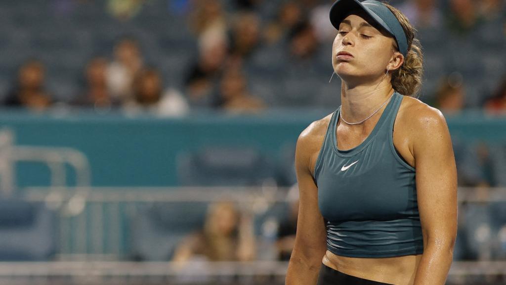 Paula Badosa, en el Masters 1000 de Miami 2023