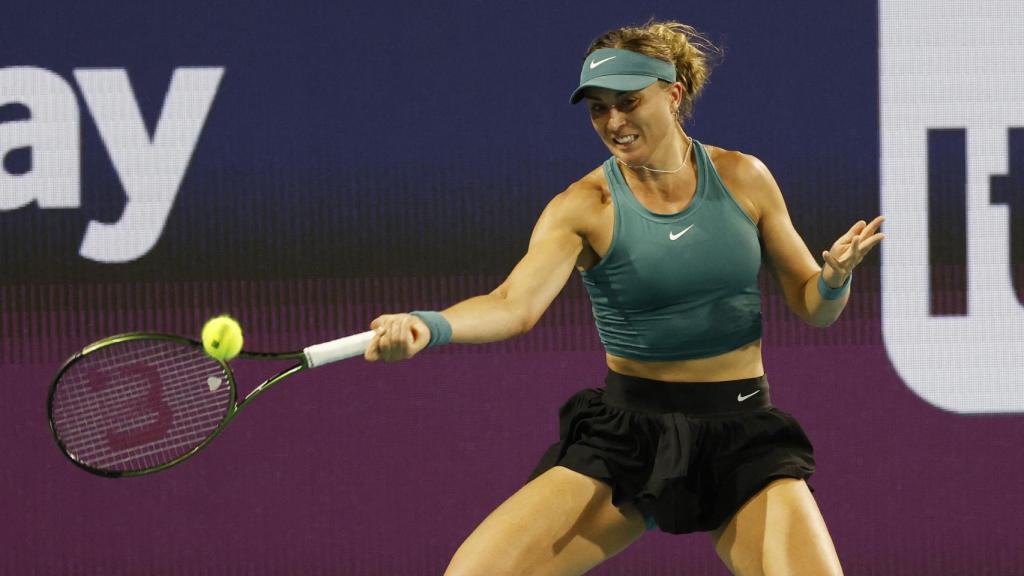 Paula Badosa, en el Masters 1000 de Miami 2023