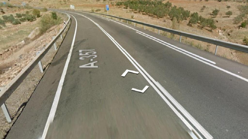 La A-357, donde ha tenido lugar el accidente en Carratraca.