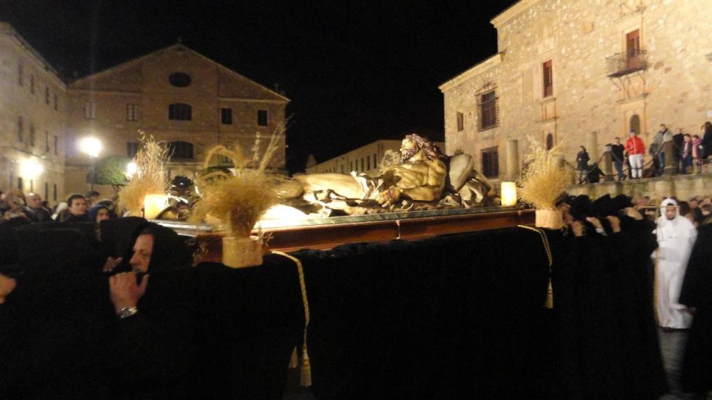 Santísimo Cristo de la Liberación, en su traslado del cementerio a la capilla de Fonseca