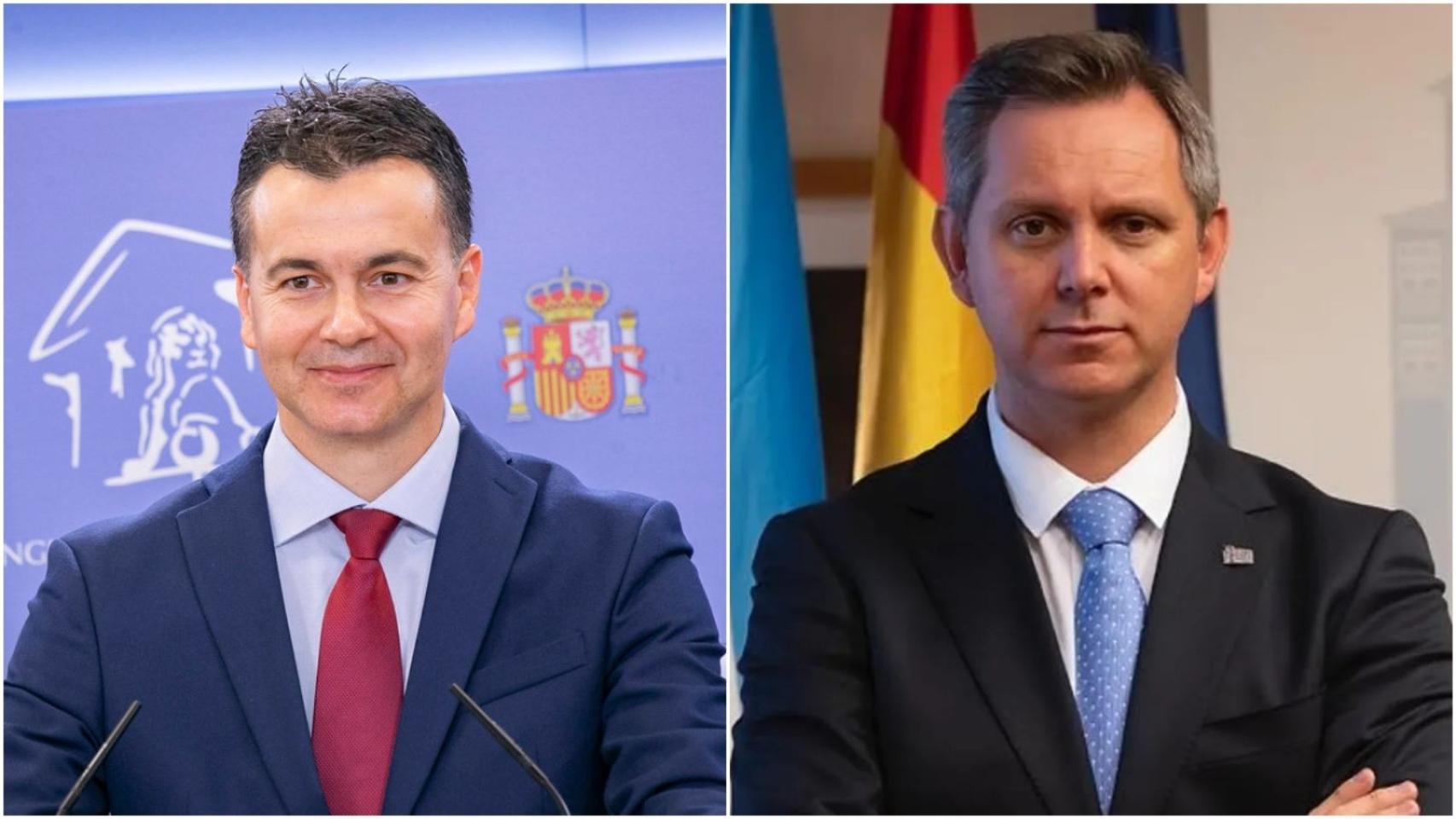 Combo con imágenes de Héctor Gómez (Industria) y José Manuel Miñones (Sanidad).