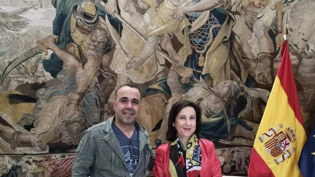 Nandy junto a la ministra Margarita Robles en 2019.