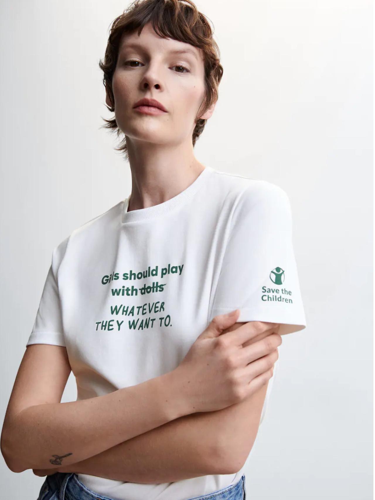 Camiseta de Mango x Alexia Putellas.