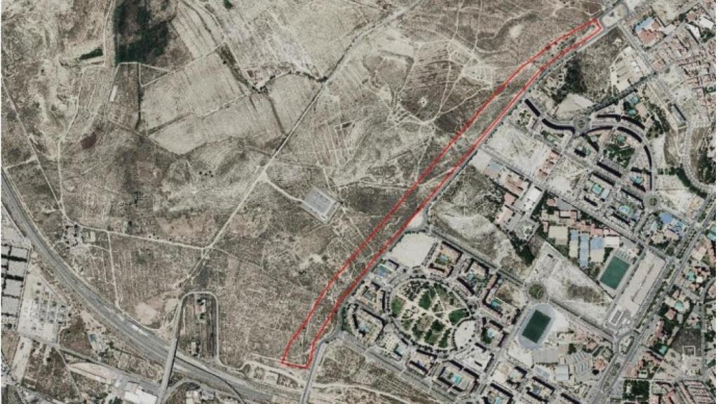 Plano de la Vía Parque, facilitado por el Ayuntamiento.