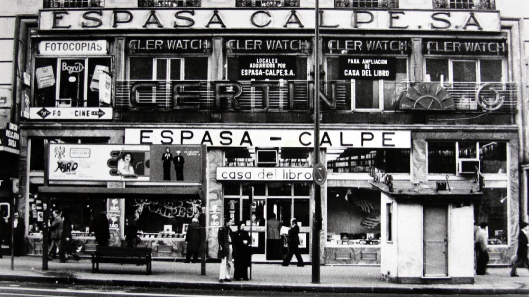 La Casa del Libro de Gran Vía. Foto de 1978