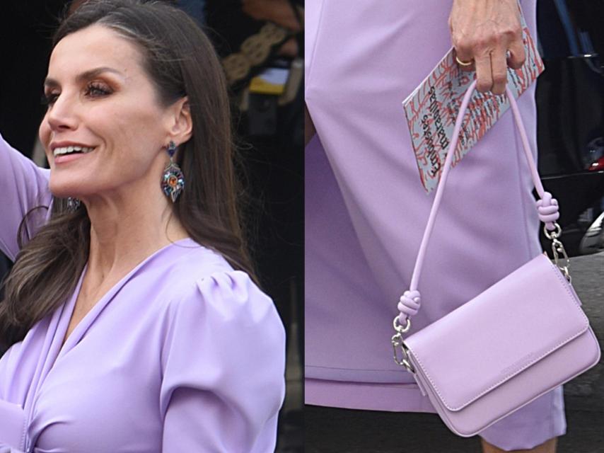 Los pendientes y el bolso de la Reina.