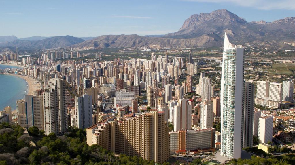 Panorámica de Benidorm, en imagen de archivo.