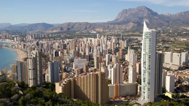 Panorámica de Benidorm, en imagen de archivo.