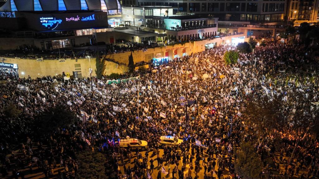 Protestas en Jerusalén este lunes.