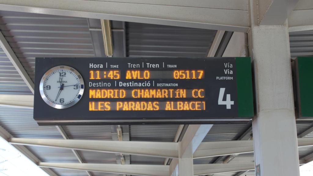 Viaje incial Avlo Alicante-Madrid