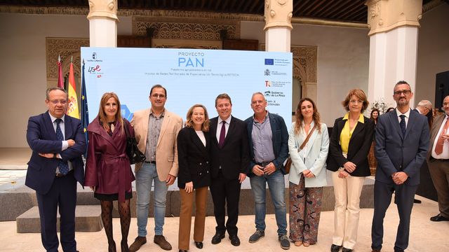 Imagen de la presentación de la Plataforma Agroalimentaria en Red (PAN). Foto: JCCM.