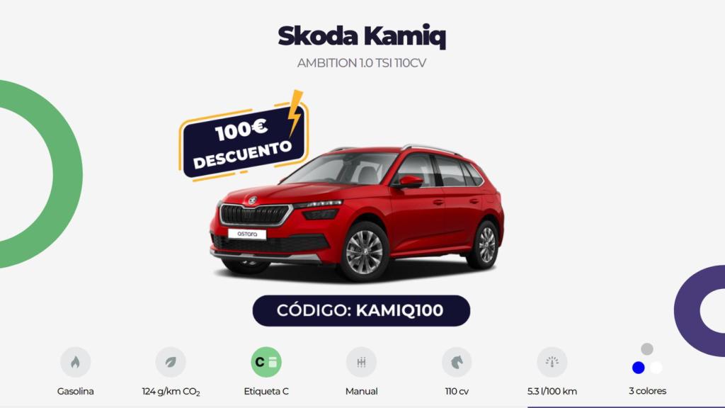 Ejemplo de suscripción de un coche con Astara Move.