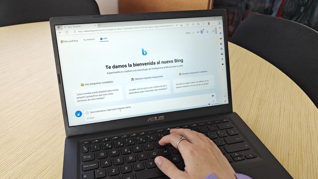 Preguntando a Bing