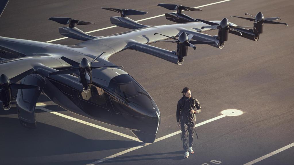 Infografía que representa el eVTOL Midnight