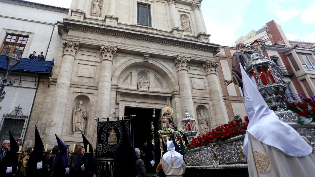 Imagen de archivo de la procesión de la Sagrada Cena en Valladolid.
