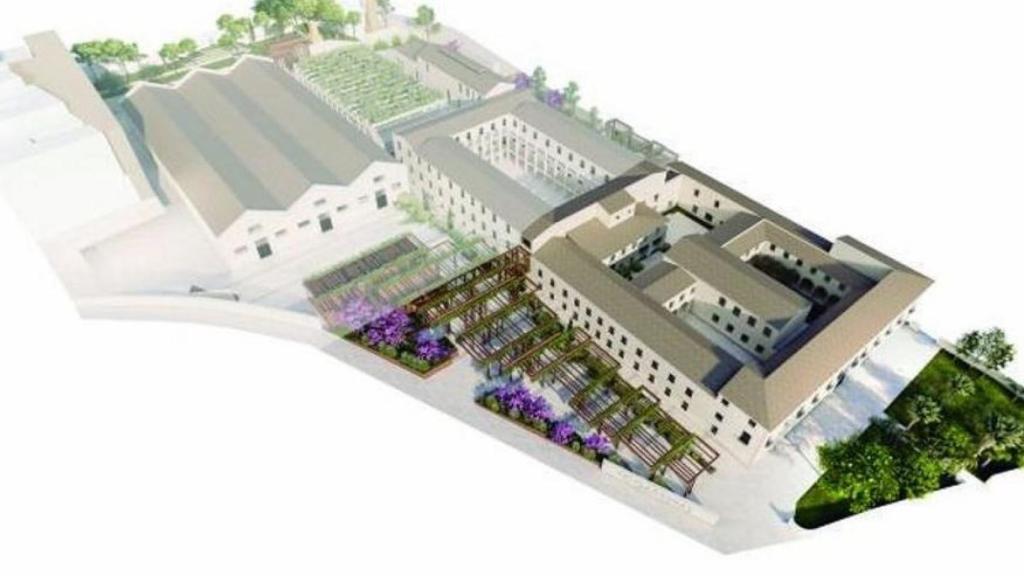 El proyecto Las Cigarreras, en plano.