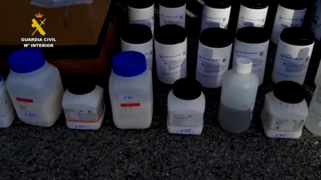 Imagen del material incautado tras la operación 'Termes'