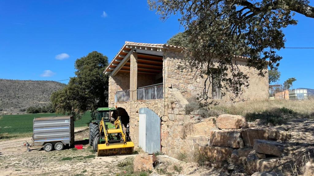 Almacén de paja y material agrícola en la masía de Ricard C.C.