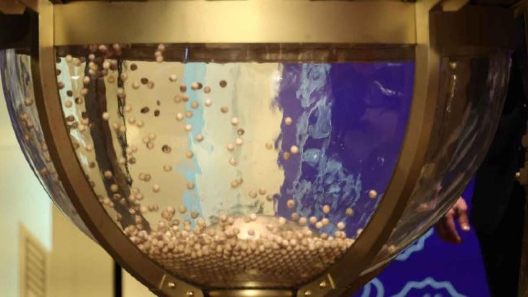 Imagen del sorteo de Lotería