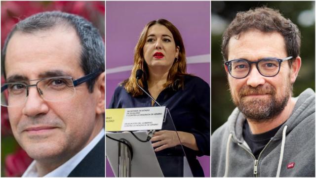 A la izquierda, el catedrático Jorge Calero. A la derecha, el profesor de Primaria Rubén Pérez.