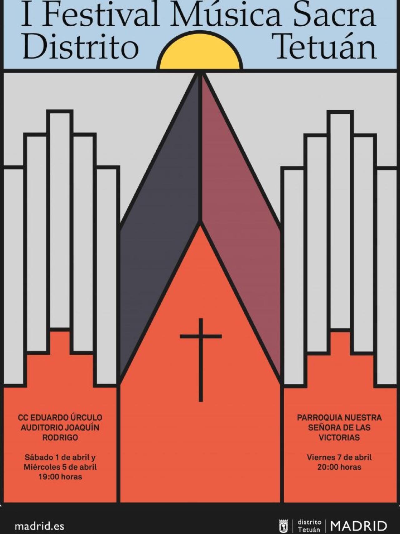 Cartel del Festival de Música Sacra.