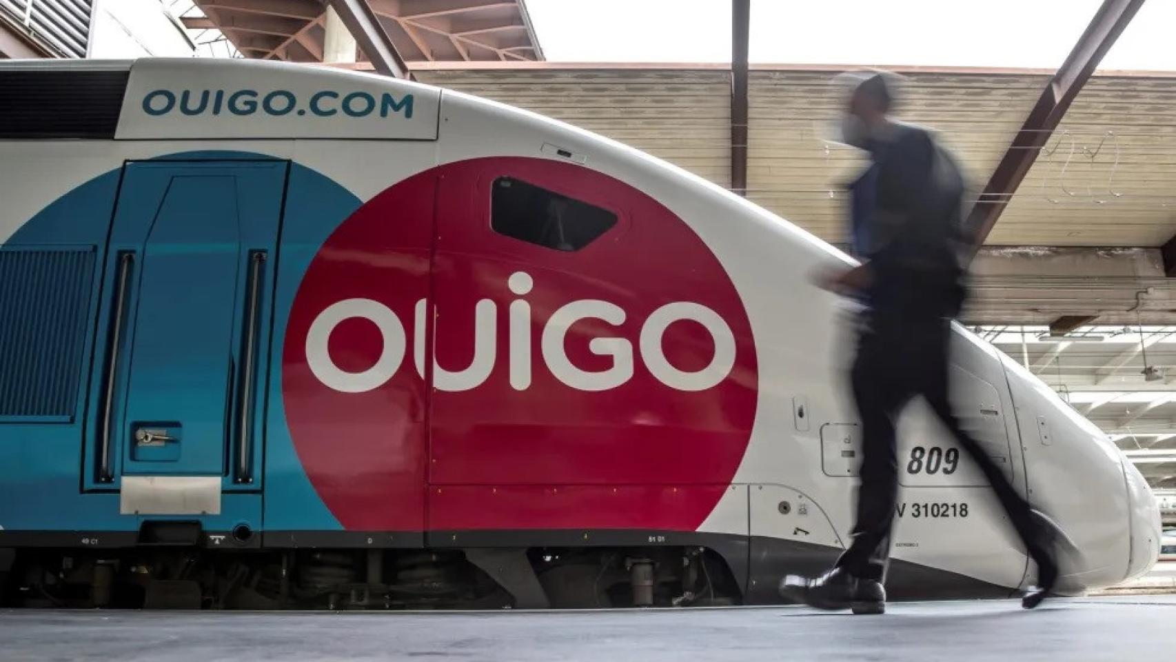 Un tren Ouigo esperando en la estación, en imagen de archivo.