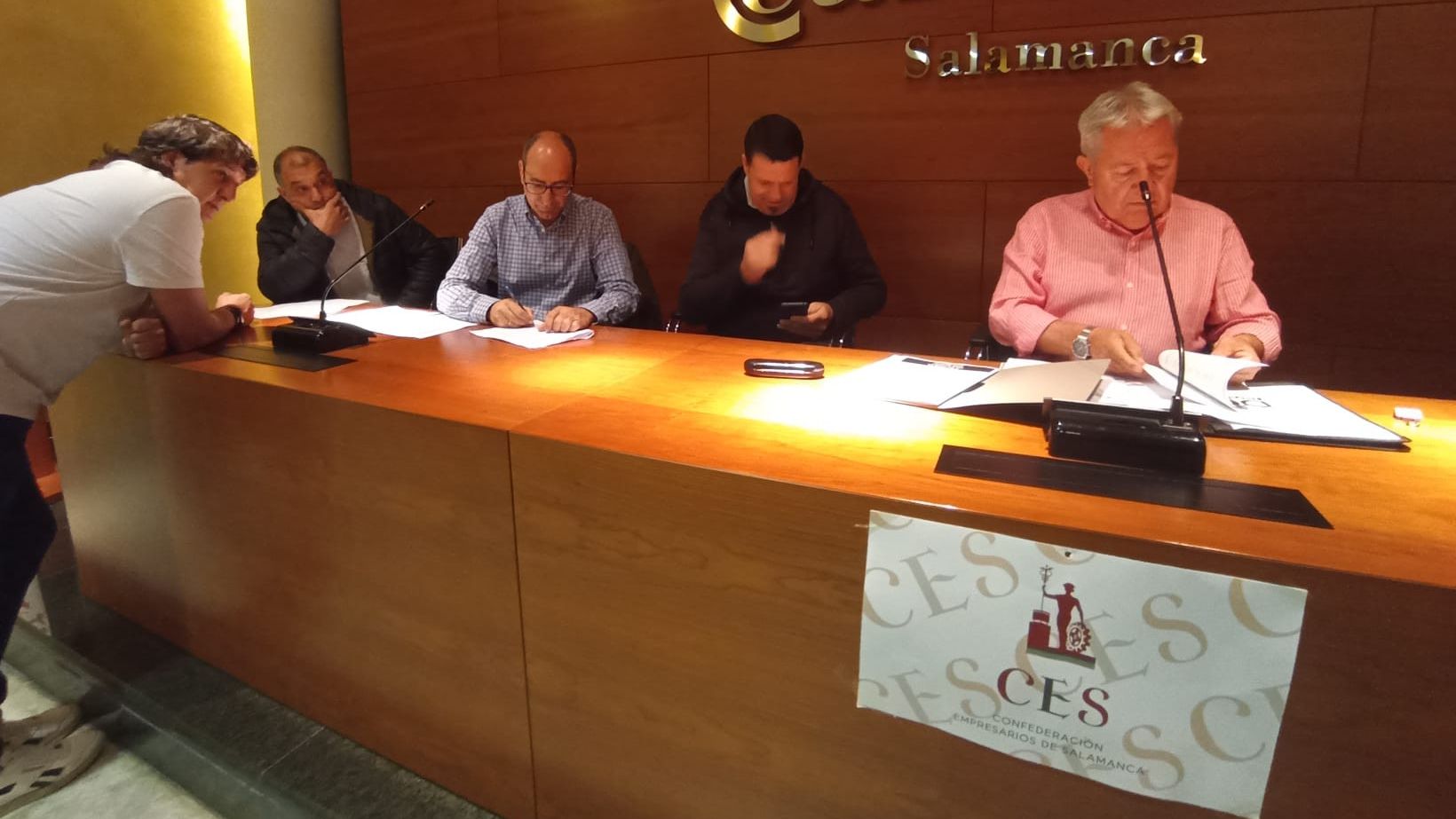 Asamblea de AETAX, Empresarios del Taxi de Salamanca, en la Cámara de Comercio