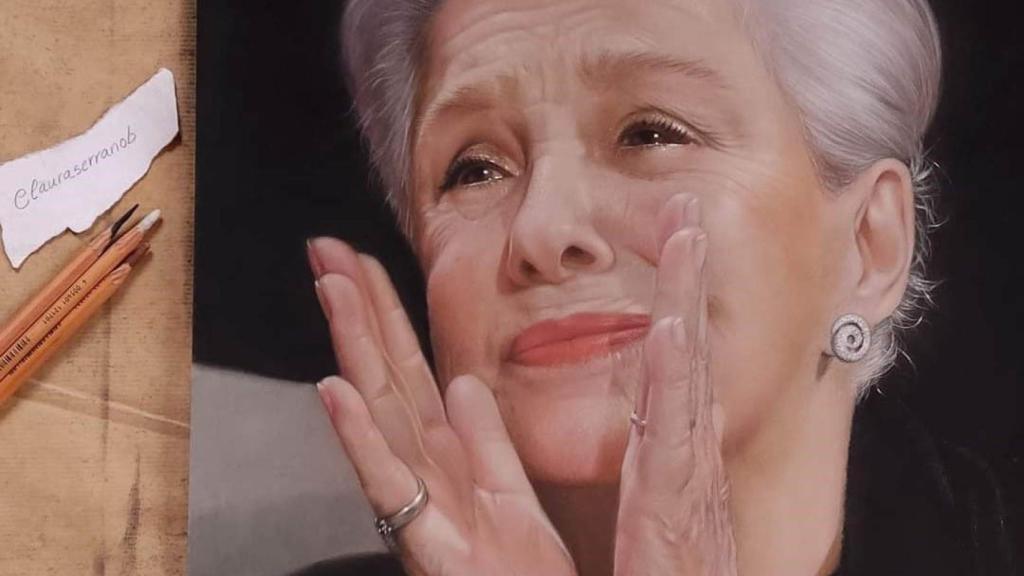 Lola Herrera en un retrato de Laura Serrano
