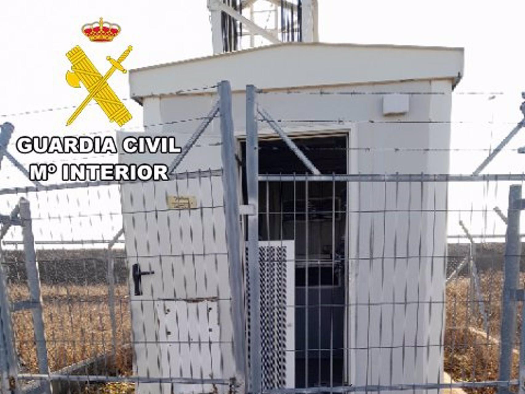 Caseta de cableado eléctrico.