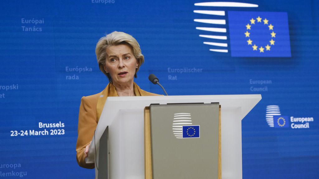 La presidenta de la Comisión Europea, Ursula von der Leyen