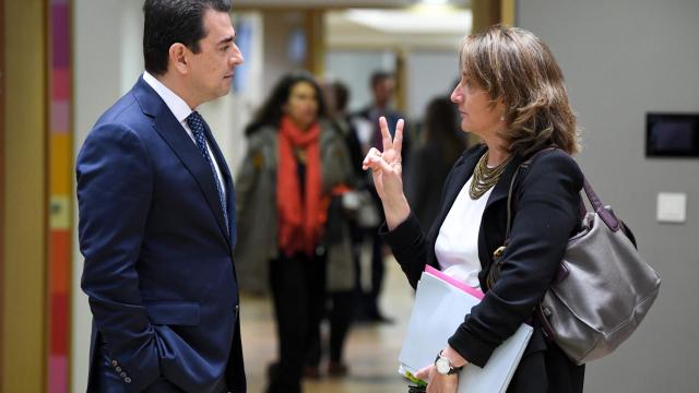 La vicepresidenta tercera, Teresa Ribera, durante la reunión de ministros de Energía celebrada este martes en Bruselas