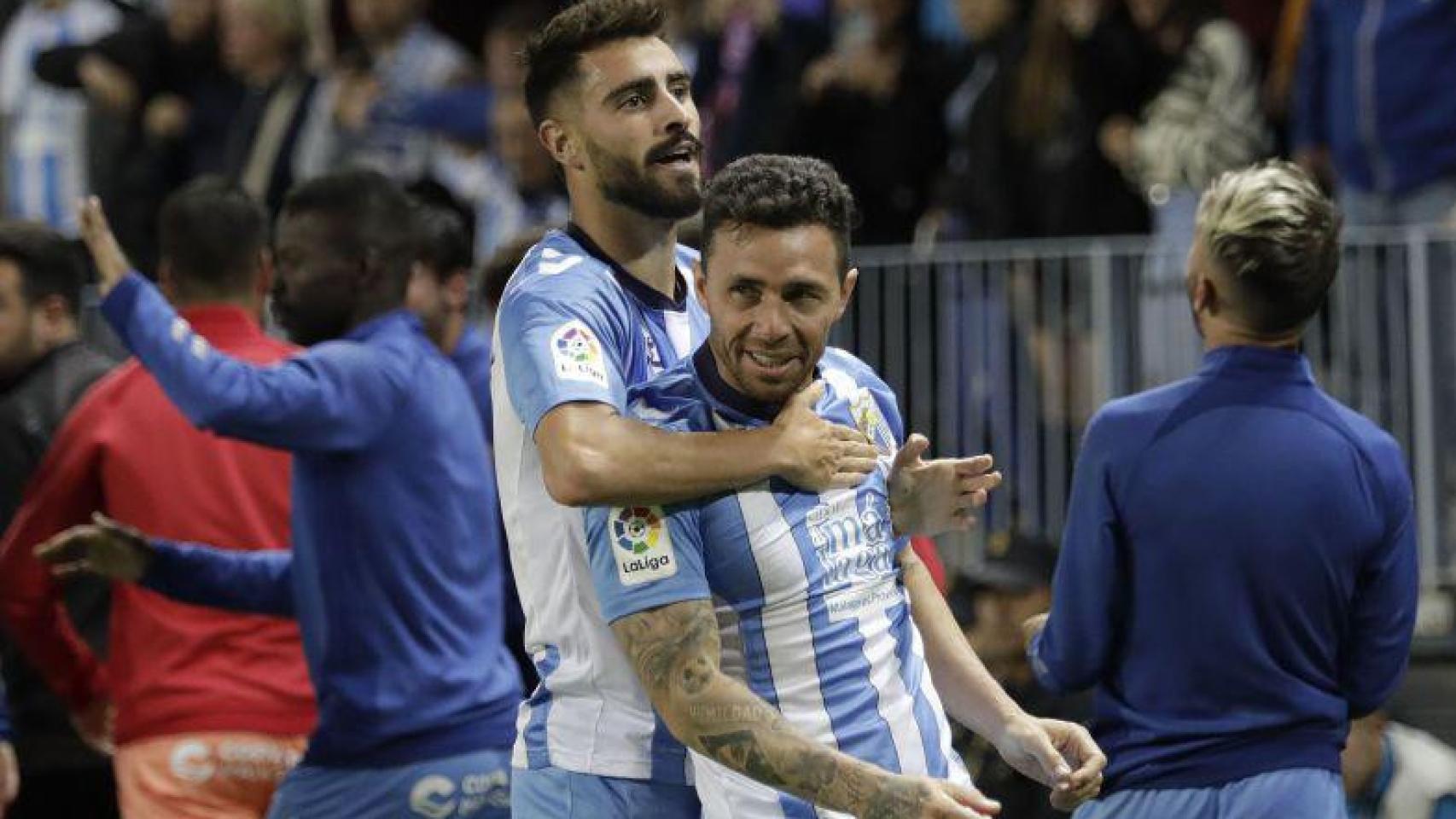 Rubén Castro celebra su gol.