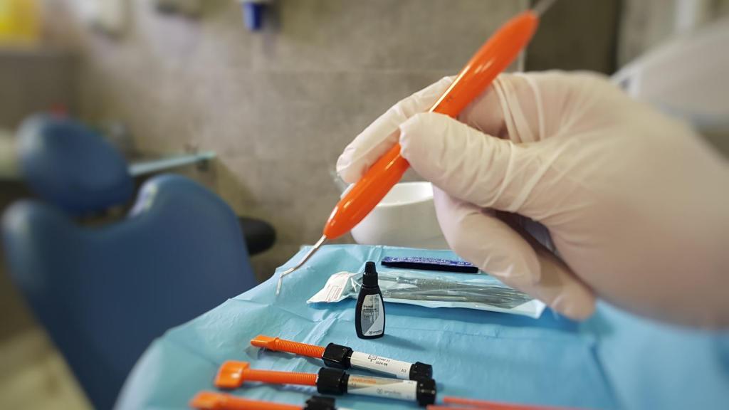 Material de un dentista.