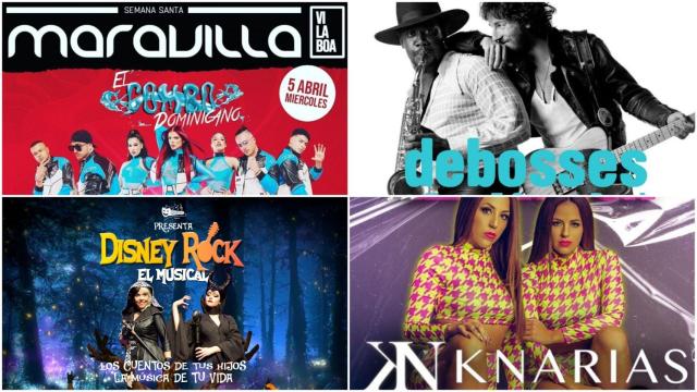 Estos son los conciertos que se podrán disfrutar en Ferrolterra en abril