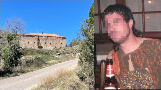 A la izquierda, la nave de la masía que Ricard usaba como laboratorio. A la derecha, una imagen de Ricard en 2005.
