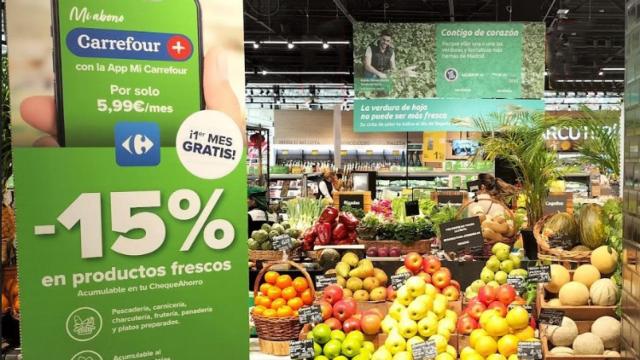 Carrefour, un supermercado que ha acometido varias políticas para aliviar los altos precios.
