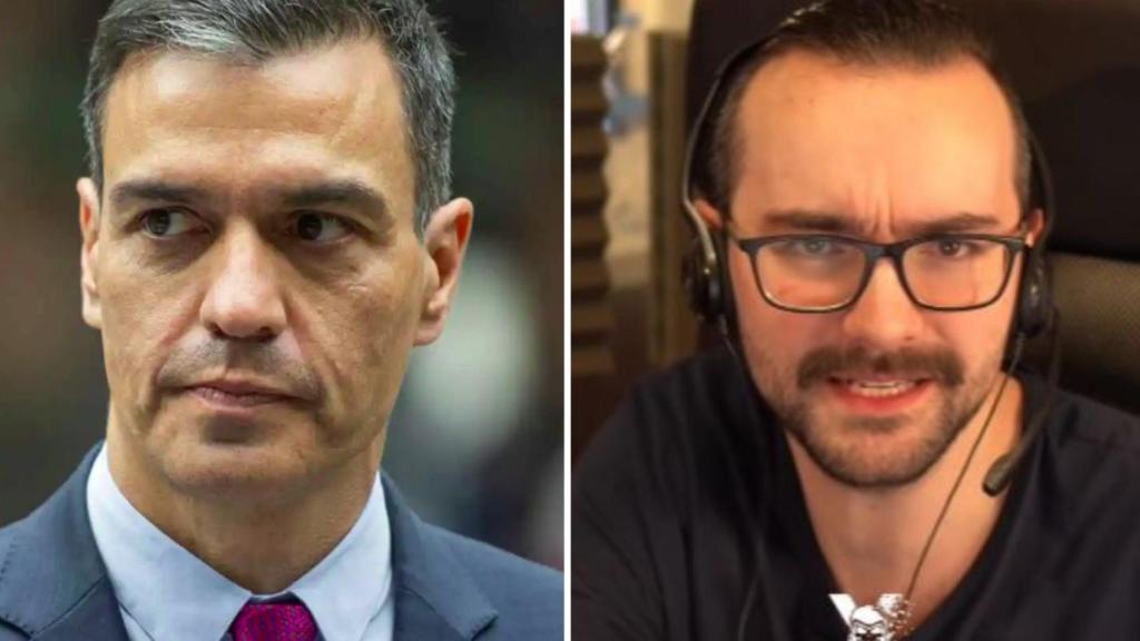 Pedro Sánchez y El Xocas en un fotomontaje.